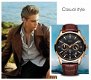 Prachtige Ligé Chronograaf horloge Rosé goud met mooie gift - 3 - Thumbnail