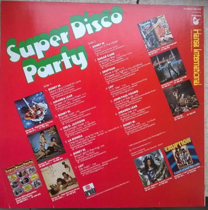 LP Super Disco Party - vol 1 - 1978 - Afbeelding 2