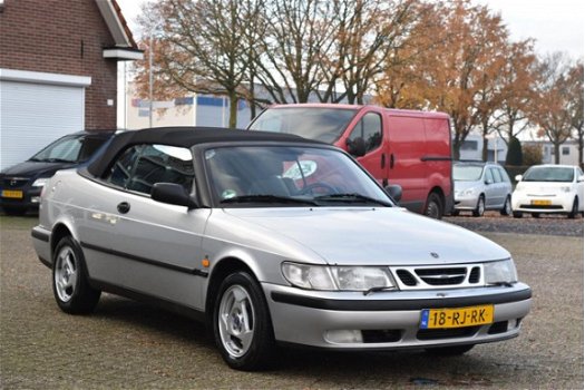 Saab 9-3 Cabrio - 2.0 Turbo SE 185pk Nieuw dak Leer Nwe APK - 1