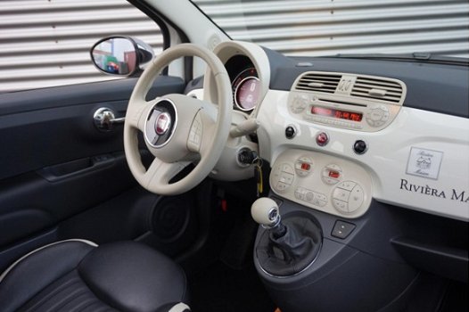 Fiat 500 - TwinAir Turbo 80pk Rivièra Maison CLIMATE CONTROL/PARKASSIST - 1