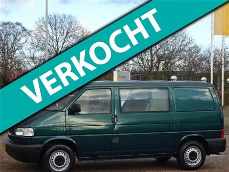 Volkswagen Transporter - 1.9 TD, bj.2001, dubbel cabine, grijs kenteken, APK tot 10/2020, NAP met 35 - 1