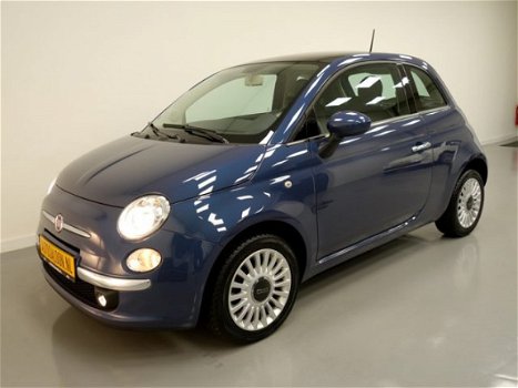 Fiat 500 - 1.2 Lounge 08-2013 17.000 km Airco, Panoramadak, Lm. Velgen, El - 1