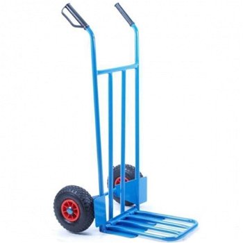 Steekwagen Blauw Met Klep - 1