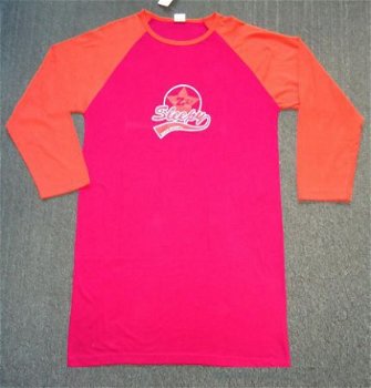 Nieuw !! BIG SHIRT Cyclaam/Oranje maat XXL - 1