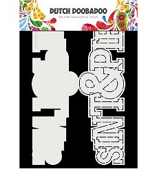 Dutch Doobadoo, Card Art - Sint en Piet