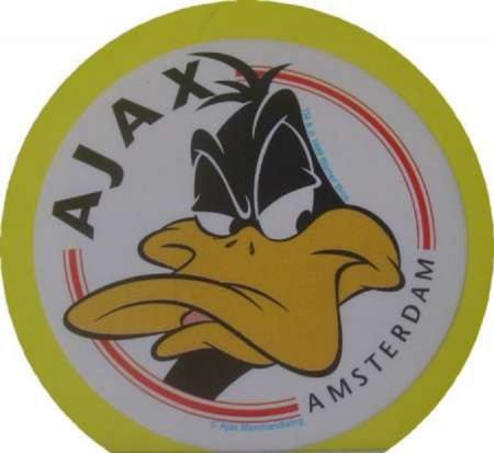 Sticker Ajax Amsterdam(Daffy Duck Looney Tunes) - nr. 1