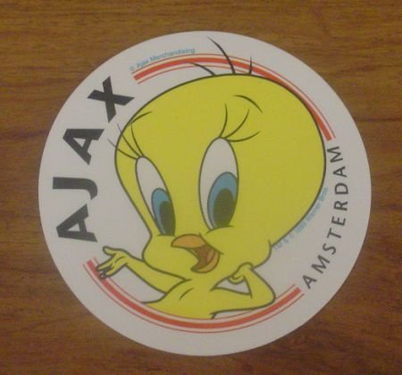 Sticker Ajax Amsterdam(Tweety Looney tunes) - nr. 1