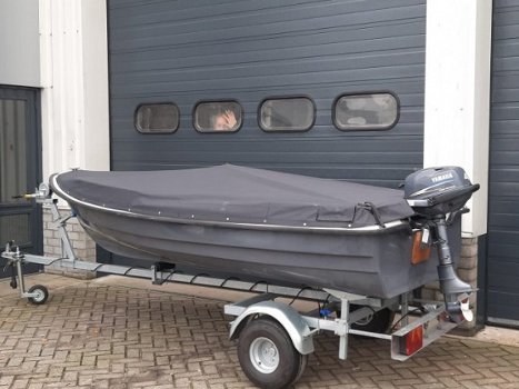 Visboot met motor en trailer - 6