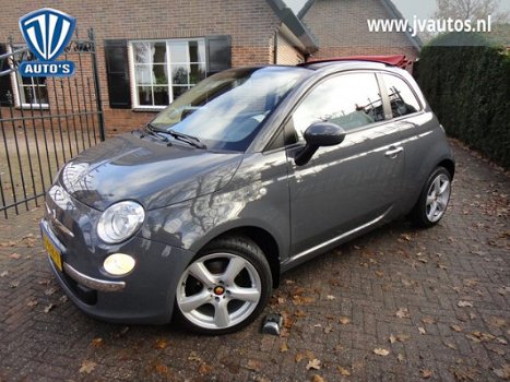 Fiat 500 C - 0.9 TwinAir Pop navigatie, airco, ned. auto, nap - 1