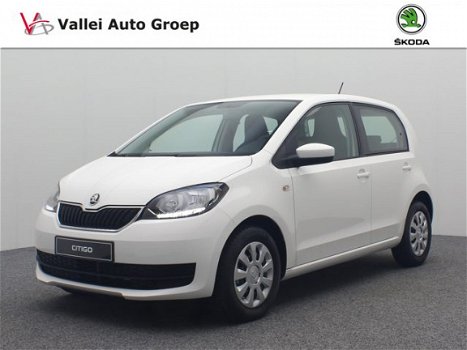 Skoda Citigo - 1.0 60PK Greentech Ambition | Airconditioning | LED dagrijverlichting | Radio CD spel - 1