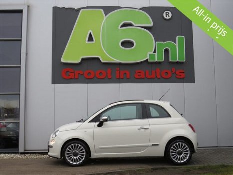 Fiat 500 - 0.9 TwinAir Lounge Automaat Panoramadak Airco PDC Bluetooth - 1