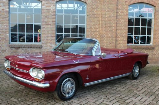 Chevrolet Corvair - Cabriolet 1963, Monza uitvoering, Leder, Oldtimer, Heel Mooi - 1