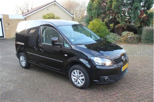 Volkswagen Caddy - 1.6 TDI Navi Lm velgen Bj 2014 Zwart Airco - 1