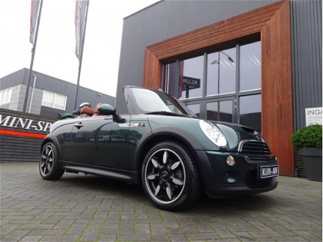 Mini Mini Cabrio - 1.6 Cooper S Sidewalk F1 aut 170pk/bruin leer/HK/uniek - 1