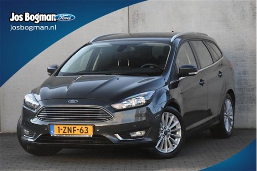 Ford Focus Wagon - 1.0 EcoBoost 125 PK Titanium Edition Navi|Park|Pdc|Ecc|LM17