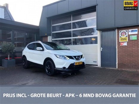 Nissan Qashqai - - 1.2 Tekna AUTOMAAT LEER/PANO/NAVI *ALL-IN PRIJS - 1