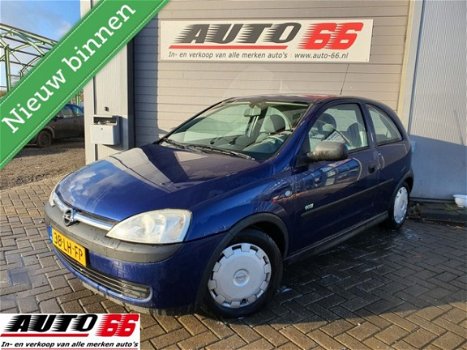 Opel Corsa - 1.0-12V Eco Easytronic Automaat Apk tot 12-2020 (Inruil Mogelijk) (bj 2002) NAP 102 d g - 1