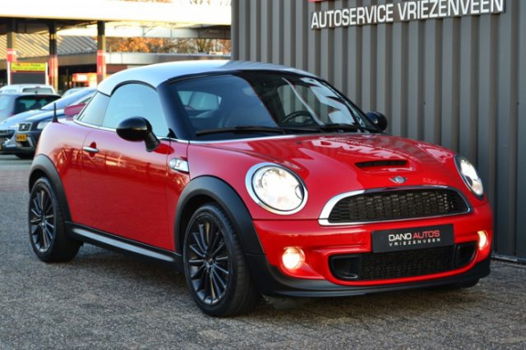 Mini Mini Coupé - 1.6 Cooper S 185 PK Chili 2011 Rood Xenon/Navi/Leer/PDC - 1