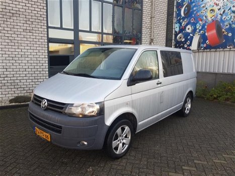 Volkswagen Transporter - 2.0 TDI L1H1 DC Comfortline Dubbelcabinne Airco Nap Apk - 1