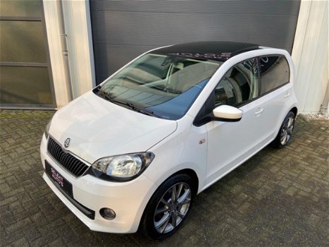 Skoda Citigo - 1.0 Greentech Arctic Air NAP Panoramadak/Airco/PDC/Navigatie/Bluetooth/LM Velgen/Apk - 1