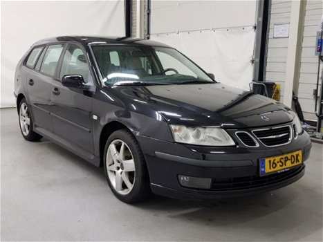 Saab 9-3 Sport Estate - 1.8t Vector ✅NAP, LEDER, AIRCO, CRUISE, 2XSLEUTELS, BOEKJES - 1