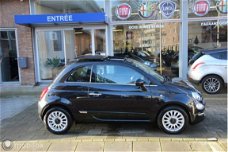 Fiat 500 - TwinAir Turbo Lounge 80 pk, Electrisch open dak, Full map navi