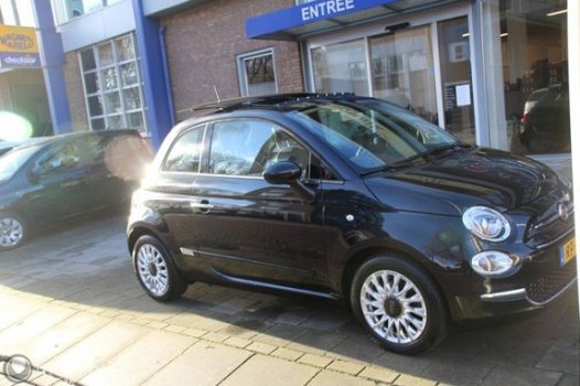 Fiat 500 - TwinAir Turbo Lounge 80 pk, Electrisch open dak, Full map navi - 1