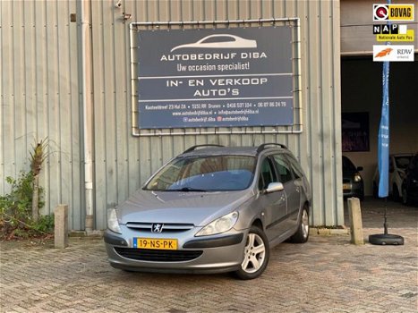 Peugeot 307 Break - 1.6-16V XT 2004 Grijs Airco Trekh APK NAP - 1