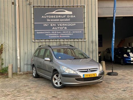 Peugeot 307 Break - 1.6-16V XT 2004 Grijs Airco Trekh APK NAP - 1