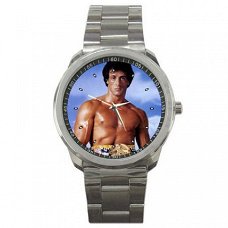 Rocky/Sylvester Stallone Portrait Stainless Steel Horloge