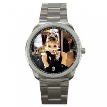 Audrey Hepburn Stainless Steel Horloge - 1