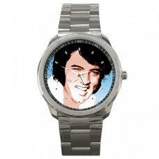 Elvis Presley Art Stainless Steel Horloge