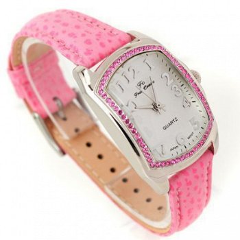 Modieus Roze Dames Horloge - 1