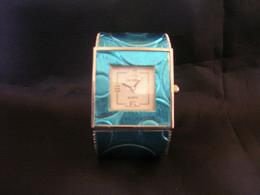 Polka Stip Metallic Ocean Blue Horloge - 1