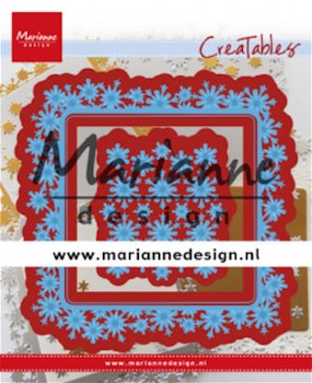 Marianne Design, Creatable - Snowflakes square ; LR0633 - 1