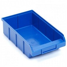 Kunststof/plastic stapelbak, blauw (320x184x92)