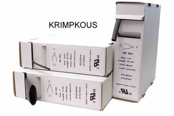 Rol krimpkous maat 12,7-6,4 mm lengte 8 mtr. - 1