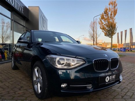 BMW 1-serie - 118i Sport Automaat, Xenon, Prof Nav, Nieuwe ketting, Sunroof, stoelverw, PDC V+A, LM - 1