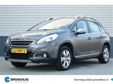 Peugeot 2008 - 1.2 110PK Allure NAVI ECC LMV CHROOM BLUETOOTH CRUISE LEDER-STOF ETC FINANCIEREN AL V - 1