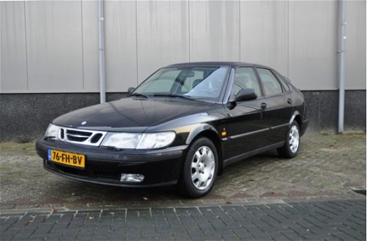 Saab 9-3 - 2.0t goede staat in de luxe SE-uitvoering met lederen bekleding en nieuwe apk EINDEJAARSK - 1