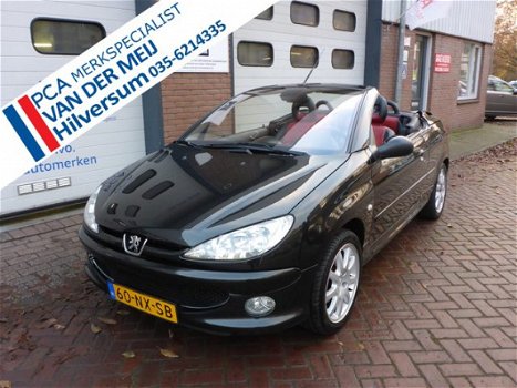 Peugeot 206 CC - 2.0-16V Leder, Clima, Audio, Blue tooth, Lmv.. vestiging Hilversum tel: 0356214335 - 1