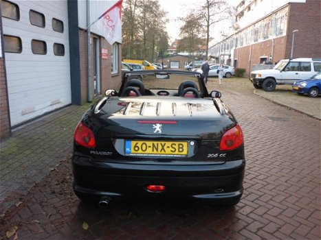 Peugeot 206 CC - 2.0-16V Leder, Clima, Audio, Blue tooth, Lmv.. vestiging Hilversum tel: 0356214335 - 1