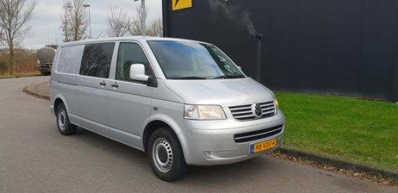 Volkswagen Transporter - 2.5 TDI 340 Comfortline DC L2 AIRCO CRUISE MARGE - 1