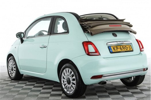 Fiat 500 C - 0.9 TwinAir Turbo Lounge Automaat 1e Eigenaar NAVI | LEDER -A.S. ZONDAG OPEN - 1