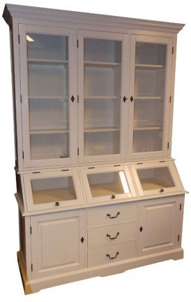 Buffetkast Emst wit - wit 150 x 50/30 x 220cm - nr. 1