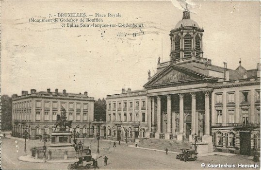 Belgie Bruxelles Place Royale 1922 - 1