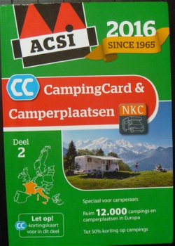 Camperplaatsen - ACSI - 2016