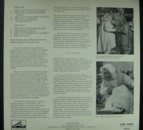Tales of Beatrix Potter - KinderLP - John Lanchbery - Afbeelding 4