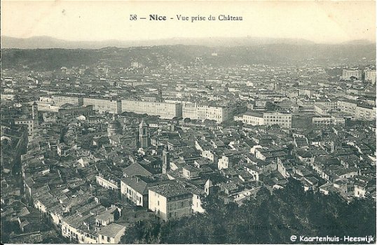 Frankrijk Nice Vue prise du Chateau - 1