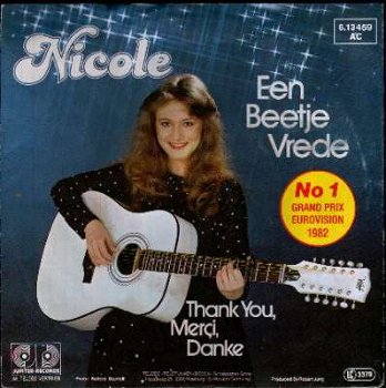 singel Nicole - Een beetje vrede / Thank you, Merci, Danke - 1